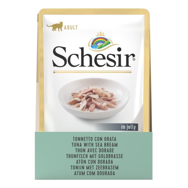 Schesir Tuna with Seabream Pouch Wet Cat Food, 85g - Image 3