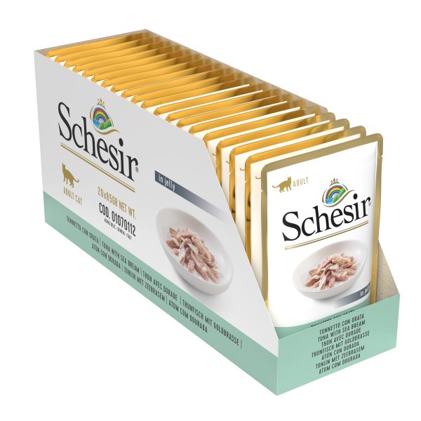 Schesir Tuna with Seabream Pouch Wet Cat Food, 85g - Image 6