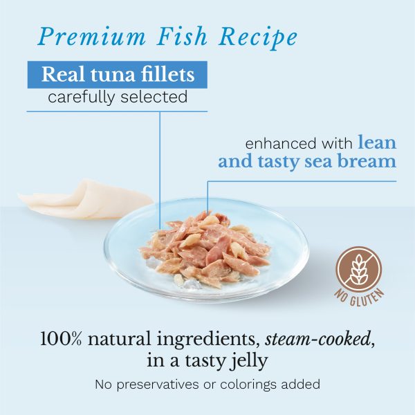 Schesir Tuna with Seabream Pouch Wet Cat Food, 85g - Image 2