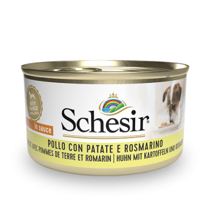 Schesir Chicken with Potatoes and Rosemary Wet Dog Food, 85g