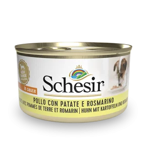Schesir Chicken with Potatoes and Rosemary Wet Dog Food, 85g