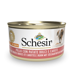 Schesir Chicken with Potatoes and Carrots Wet Dog Food, 85g