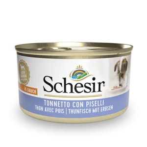 Schesir Tuna with Peas Wet Dog Food, 85g