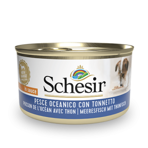 Schesir Tuna with Ocean Fish Wet Dog Food, 85g