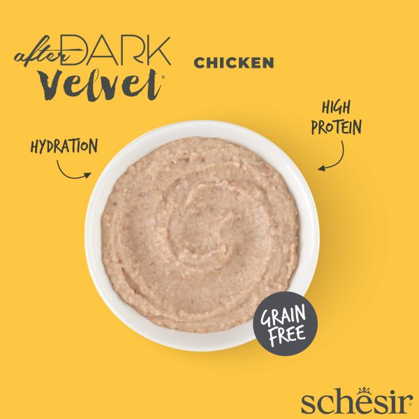 Schesir After Dark Velvet Mousse Chicken Wet Cat Food, 80g - Image 3