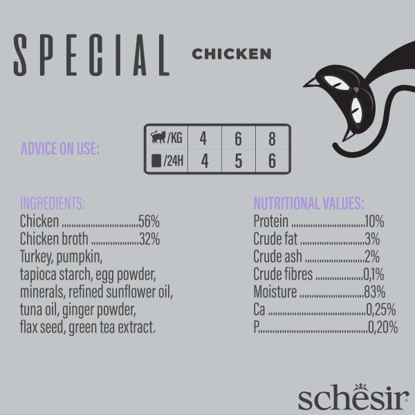 Schesir Special! Light Wet Cat Food, 70g - Image 3