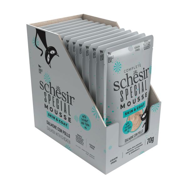 Schesir Special! Skin & Coat Wet Cat Food, 70g - Image 6