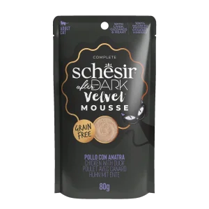 Schesir After Dark Velvet Mousse Chicken & Duck Wet Cat Food, 80g