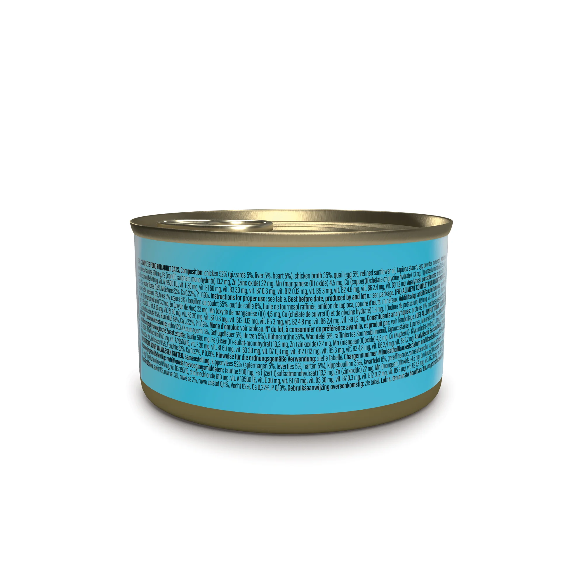 Schesir After Dark Pate Chicken & Quail Egg in Broth Cat Wet Food, 80g - Image 5
