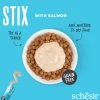 Schesir Stix! Salmon Mousse Cat Treat, 6 Pieces - Image 2