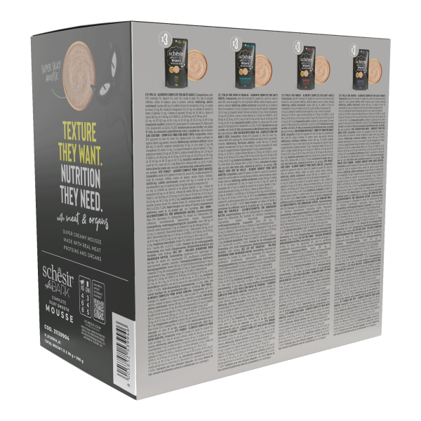 Schesir After Dark Velvet Mousse Variety Pack Wet Cat Food, Pack of 12 x 80g - Image 5