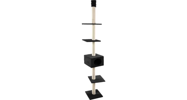 Flamingo Barwa Black Scratching Cat Tree