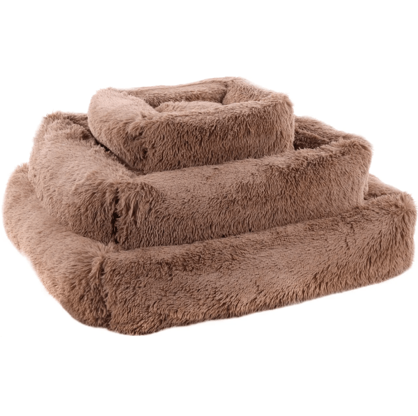 Flamingo Basket KremsPet Bed, Taupe, 50x40x15cm