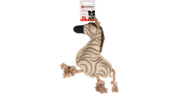 Flamingo Vacan Zebra Dog Toy - Image 2