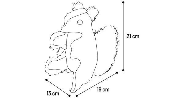 Flamingo Nada Squirrel Dog Toy - Image 3