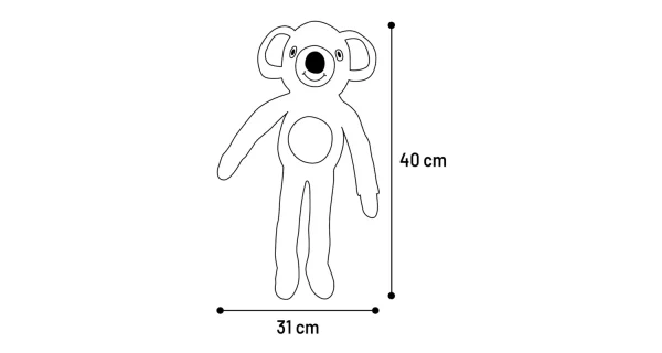 Flamingo Munko Bear Dog Toy - Image 3