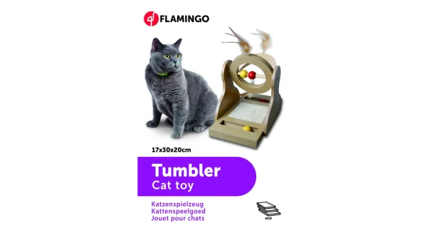 Flamingo Tumbler Cat Toy - Image 2