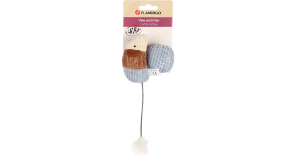 Flamingo Blaro Mouse Blue Cat Toy - Image 2