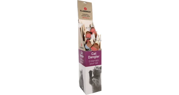 Flamingo Blaro Danfler Mouse Cat Toy, Grey - Image 2