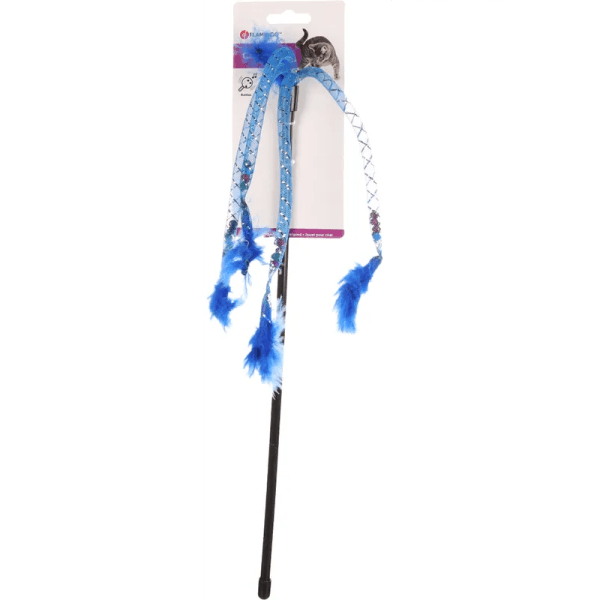 Flamingo Nancy Dangler Cat Toy, Blue - Image 2