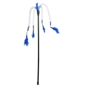Flamingo Nancy Dangler Cat Toy, Blue