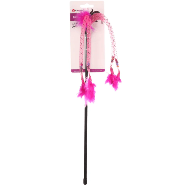 Flamingo Nancy Dangler Cat Toy, Pink - Image 2