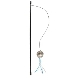Flamingo Catchy Dangler with Ball Cat Toy, Blue