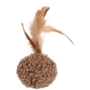 Flamingo Suava Ball Cat Toy, Brown