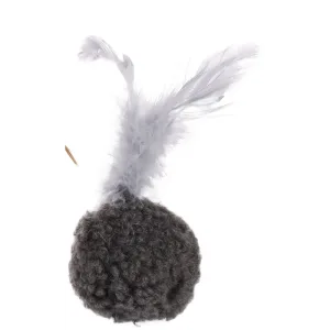 Flamingo Suava Ball Cat Toy, Dark Grey