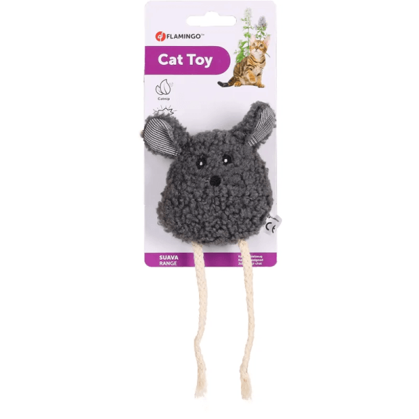 Flamingo Suava Mouse Cat Toy, Dark Grey - Image 2