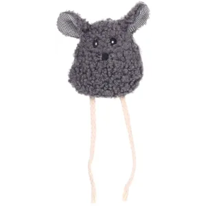 Flamingo Suava Mouse Cat Toy, Dark Grey