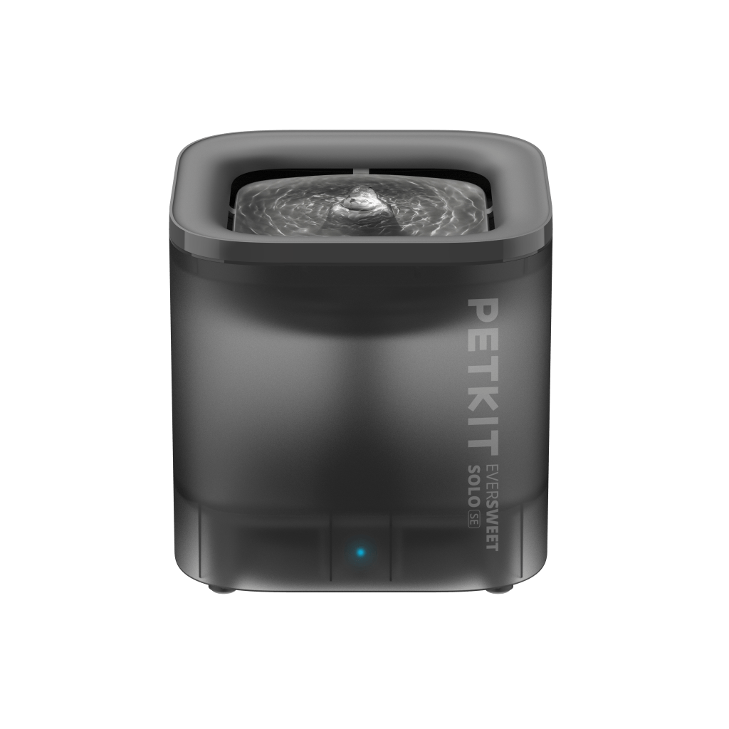 PetKit Smart Water Fountain SOLO SE Black Smart Pet Kuwait petkit-smart-water-fountain-solo-se-black-smart-pet-kuwait