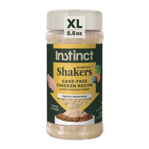 Instinct Raw Boost Shakers Cage-Free Chicken Freeze-Dried Cat Food Topper, 5.5oz