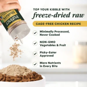Alternative view of Instinct Raw Boost Shakers Cage-Free Chicken Freeze-Dried Cat Food Topper, 5.5oz