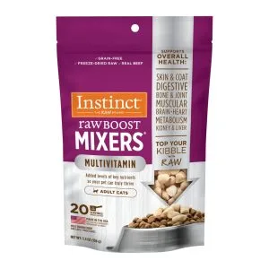 Instinct Raw Boost Mixers Multivitamin for Adult Cats Freeze-Dried Cat Food Topper