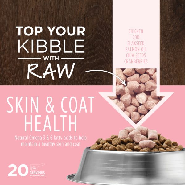 Instinct Raw Boost Mixers Skin & Coat Freeze-Dried Raw Dog Food Topper, 0.75g - Image 2