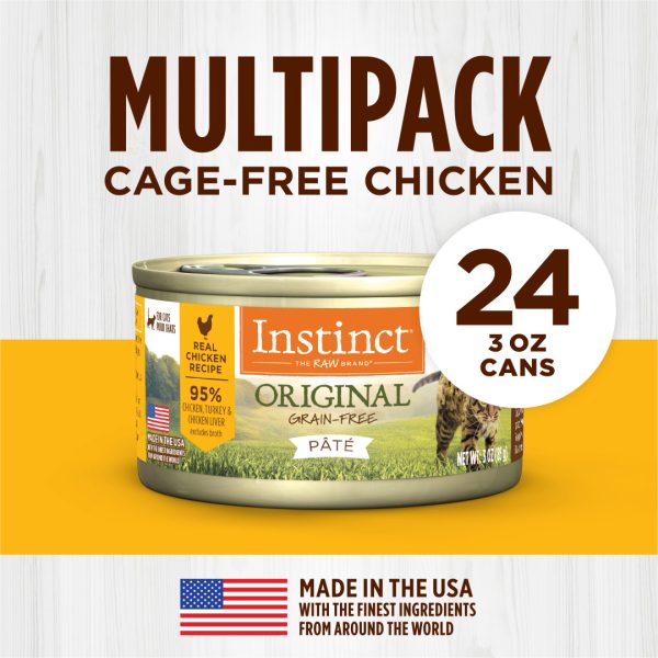 Instinct Original Real Chicken Pate Grain-Free Wet Cat Food, 85g - Image 5