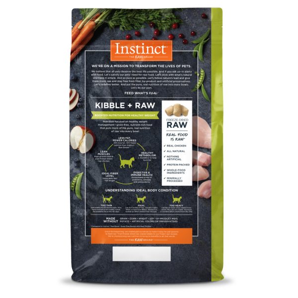 Instinct Raw Boost Real Chicken Healthy Weight Dry Cat Food, 2kg - Image 5
