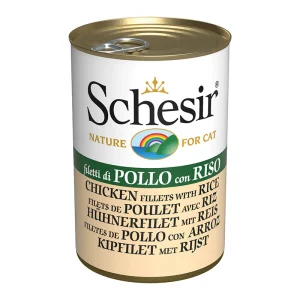 Schesir Chicken Fillets Wet Cat Food, 140g