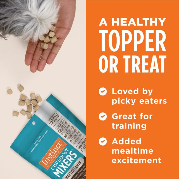 Instinct Raw Boost Mixers Multivitamin Freeze-Dried Raw Dog Food Topper, 0.75g - Image 5