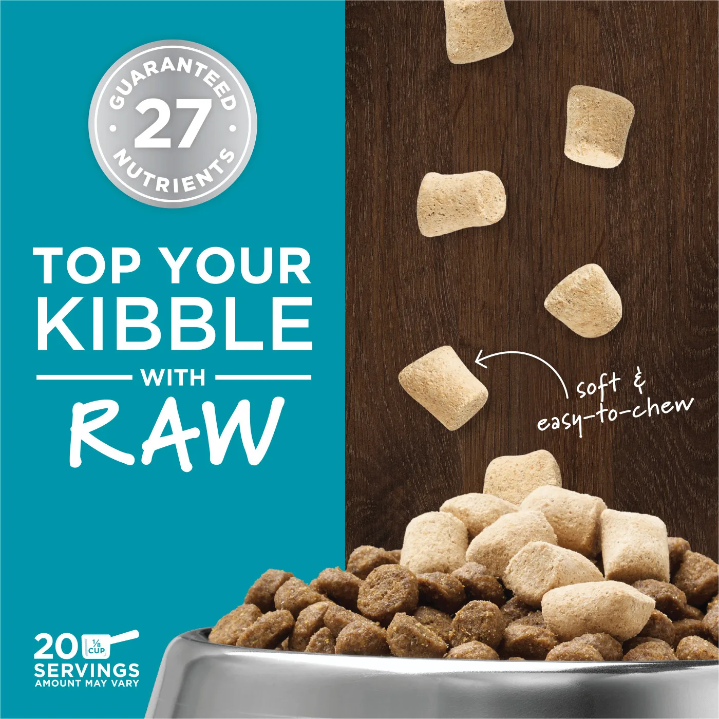 Instinct Raw Boost Mixers Multivitamin Freeze-Dried Raw Dog Food Topper, 0.75g - Image 2