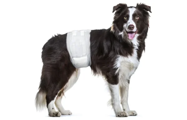 Flamingo Male Dog Diapers, Medium 12 Pcs - Image 2