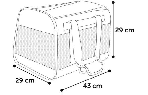 Flamingo Hakon Pet Carrier, Black - Image 4