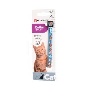 Flamingo Nanou Cat Collar, Blue