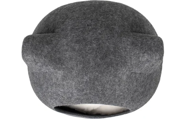 Flamingo Filto Tiga Ecru Cat Bed, Dark Gray - Image 2