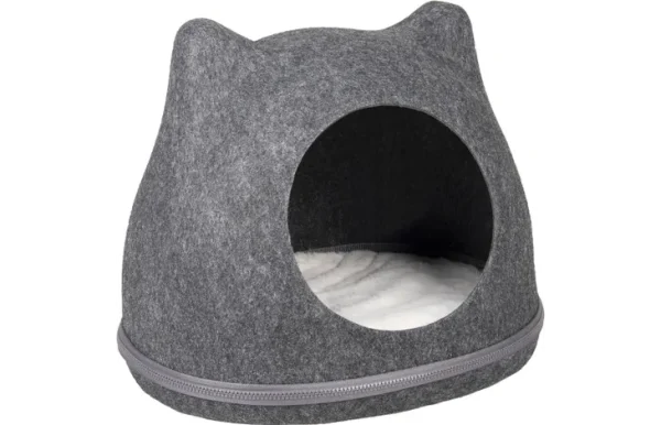 Flamingo Filto Tiga Ecru Cat Bed, Dark Gray - Image 5
