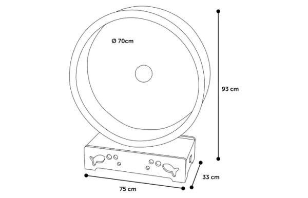 Flamingo Cat Running Wheel - Image 3