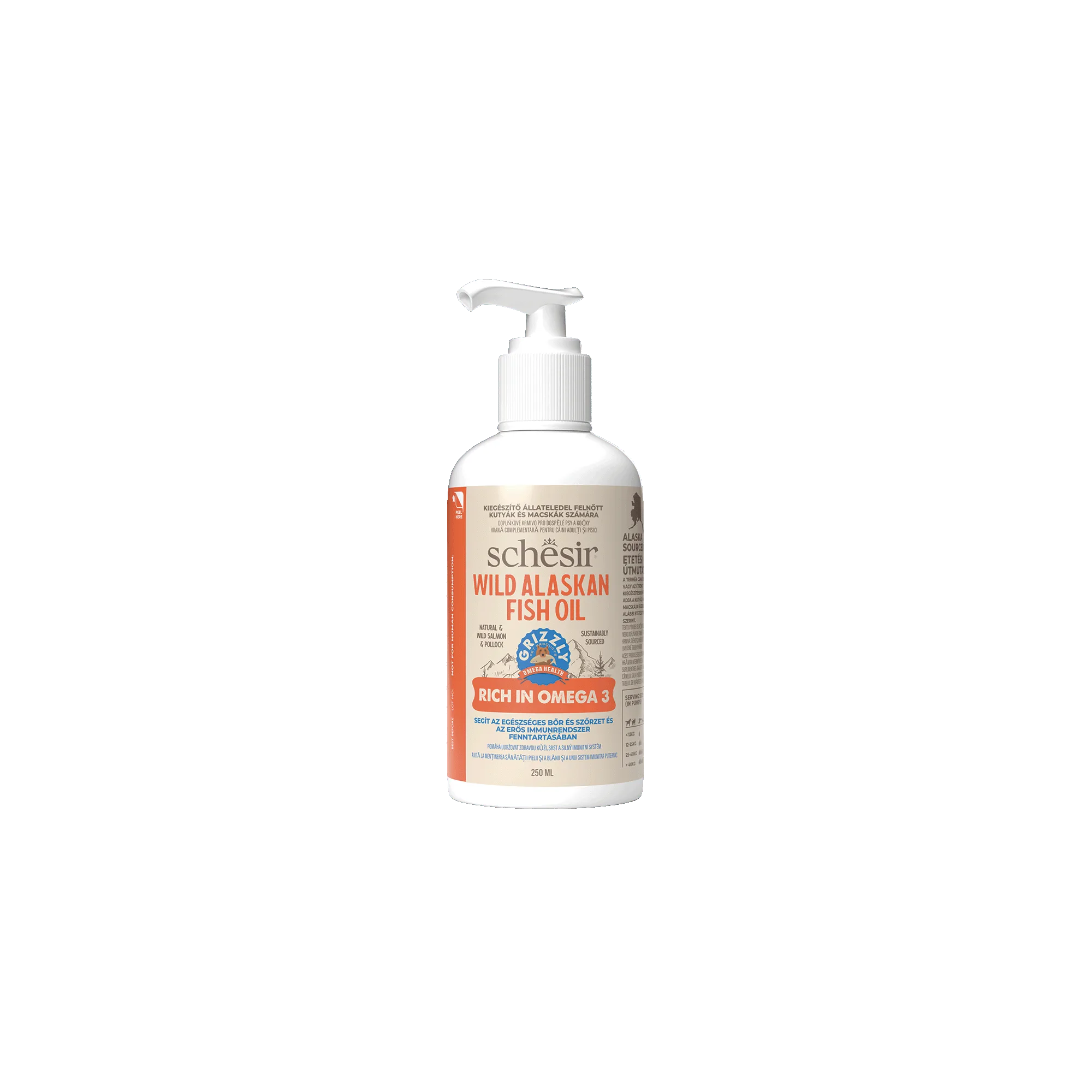 Schesir Wild Alaskan Fish Oil! Rich in Omega 3, 250ml