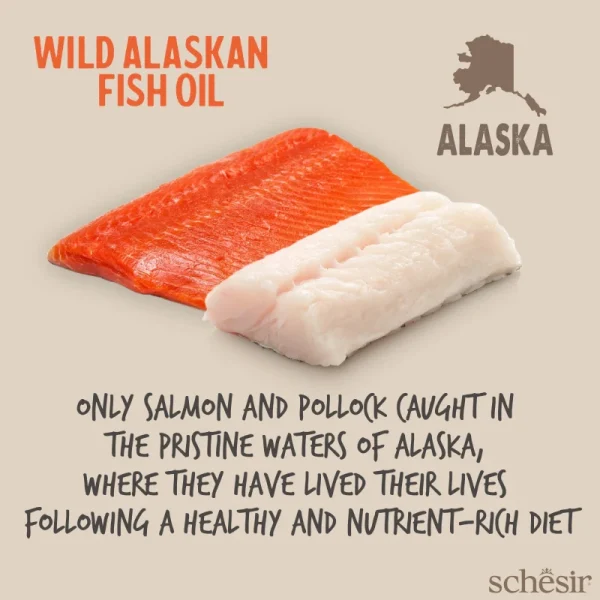 Schesir Wild Alaskan Fish Oil! Rich in Omega 3, 1000ml - Image 3