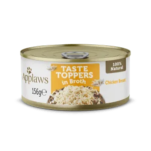 Applaws Taste Toppers Chicken Breast in Broth Canned Dog Food, 156g